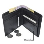 Black Pocket Size Premium Leather Wallet | JP Wallet 42 Black - Image 2