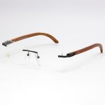 CARTIER Rimless Eye Glass | Optic Frame | CRTR Frame 47 D - Image 2